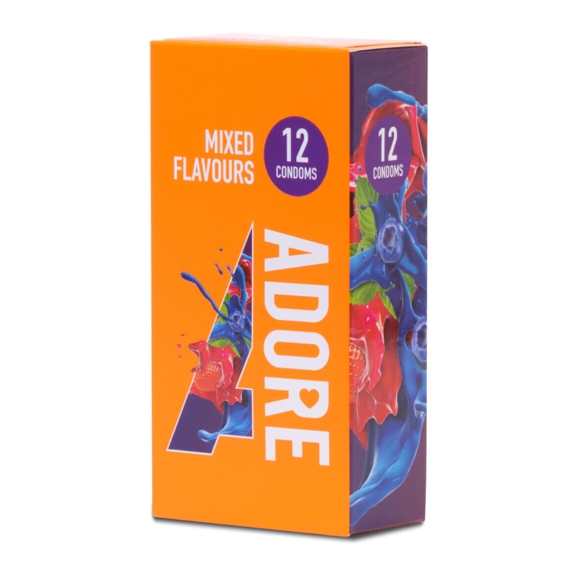 12 Prezervative Adore Mixed Flavours in SexShop KUR Romania