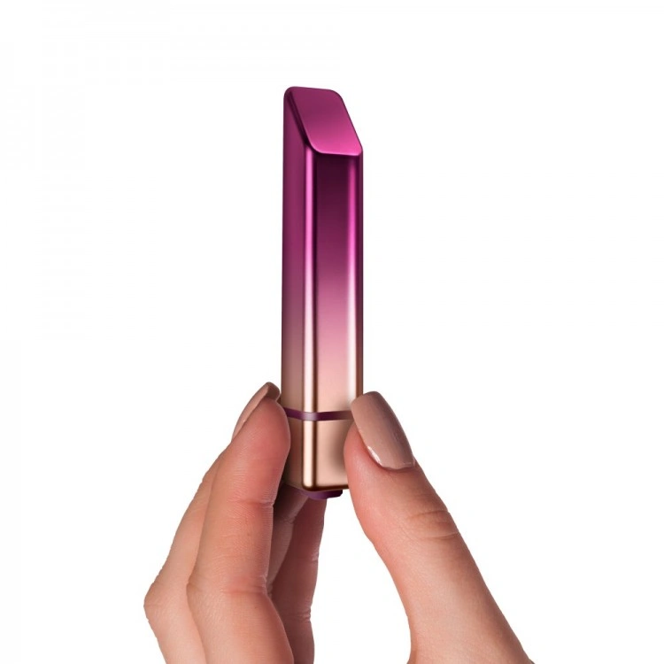 Glont Vibrator Climaximum Trema, 10 Moduri Vibratii, ABS, Burgundy, 10 cm, #2, Erotic24.ro