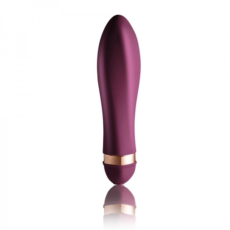 Vibrator Climaximum Ardor, 10 Moduri Vibratii, Silicon, Burgundy, 13.5 cm