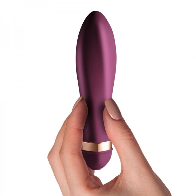 Vibrator Climaximum Ardor, 10 Moduri Vibratii, Silicon, Burgundy, 13.5 cm, #2, Erotic24.ro