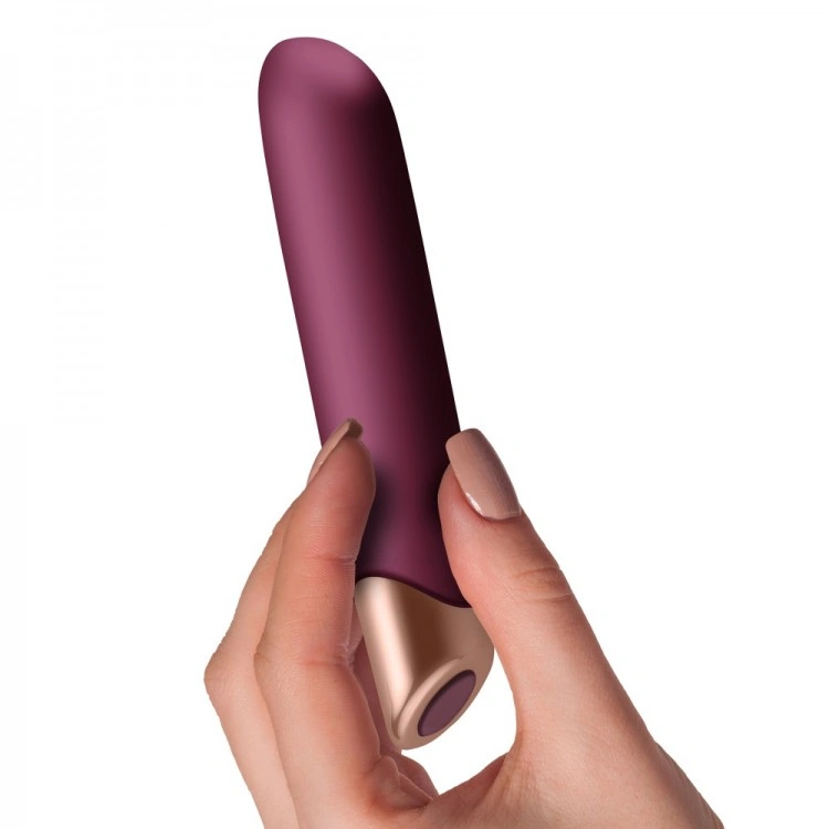 Vibrator Climaximum Miyana, 10 Moduri Vibratii, Silicon, USB, Burgundy, 15.4 cm, #2, Erotic24.ro