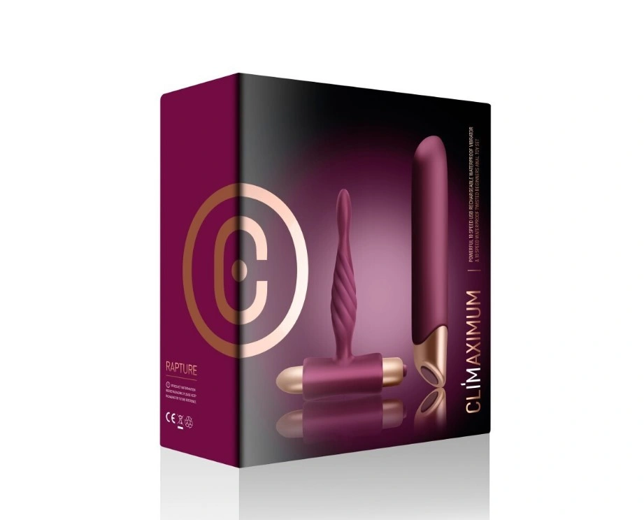 Set Jucarii Climaximum Rapture, Silicon, Burgundy, #2, Erotic24.ro