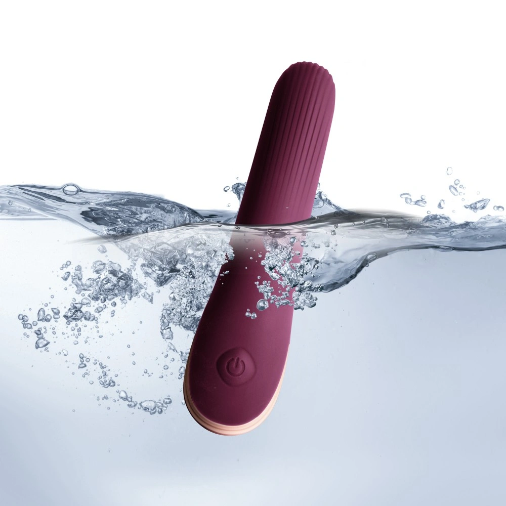 Vibrator Climaximum Mia, 10 Moduri Vibratii, Silicon, Burgundy, USB, 14 cm, Nr. 3, Erotic24.ro