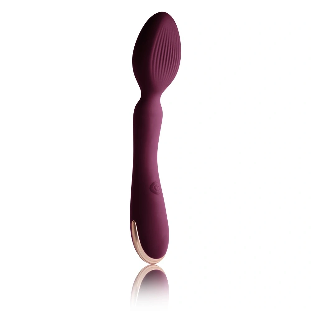 Vibrator Climaximum Aurora, 10 Moduri Vibratii, USB, Silicon, Burgundy, 23.5 cm