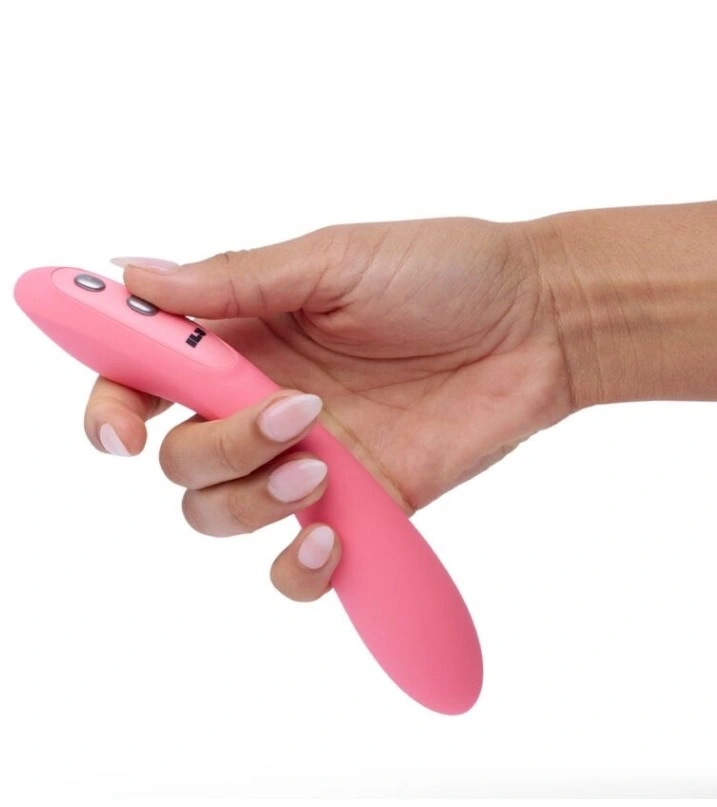 Vibrator ILY Wand pentru Punctul G, 10 Moduri Vibratii, Functie Incalzire, Silicon, USB, Roz, 17.5 cm, #2, Erotic24.ro