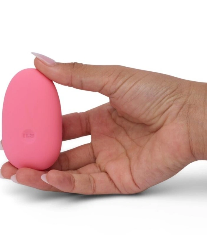 Vibrator ILY Pebble, 10 Moduri Vibratii, Silicon, USB, Roz, 17.5 cm, #4, Erotic24.ro