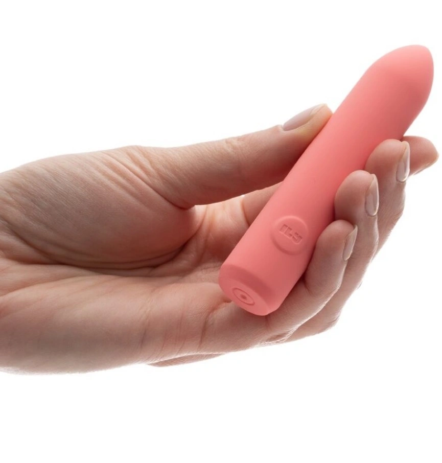 Glont Vibrator ILY, 10 Moduri Vibratii, Silicon, USB, Roz, 10 cm, Nr. 3, Erotic24.ro