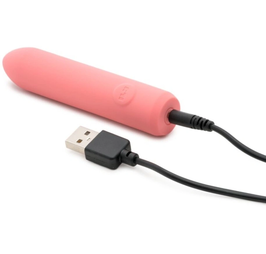 Glont Vibrator ILY, 10 Moduri Vibratii, Silicon, USB, Roz, 10 cm, Nr. 5, Erotic24.ro
