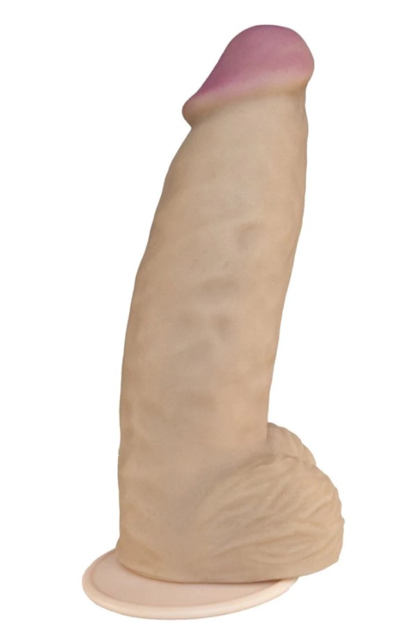 Dildo Realist Gigant Soft Cyberskin Natu in SexShop KUR Romania