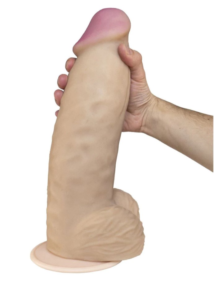 Dildo Realist Gigant Soft Cyberskin Natural 36 cm, #2, Erotic24.ro