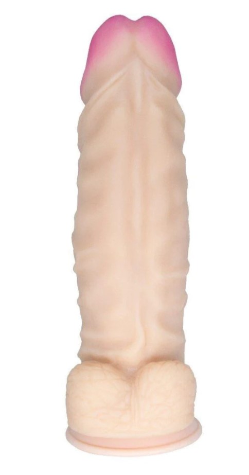 Dildo Realist Gigant Soft Cyberskin Natural 29 cm, #4, Erotic24.ro