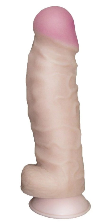 Dildo Realist Gigant Soft Cyberskin Natu in SexShop KUR Romania