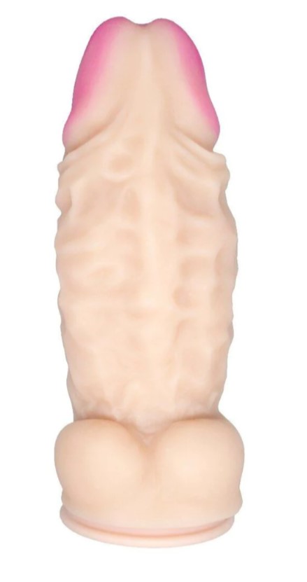 Dildo Realist Gigant Soft Cyberskin Natural 35 cm, Nr. 3, Erotic24.ro