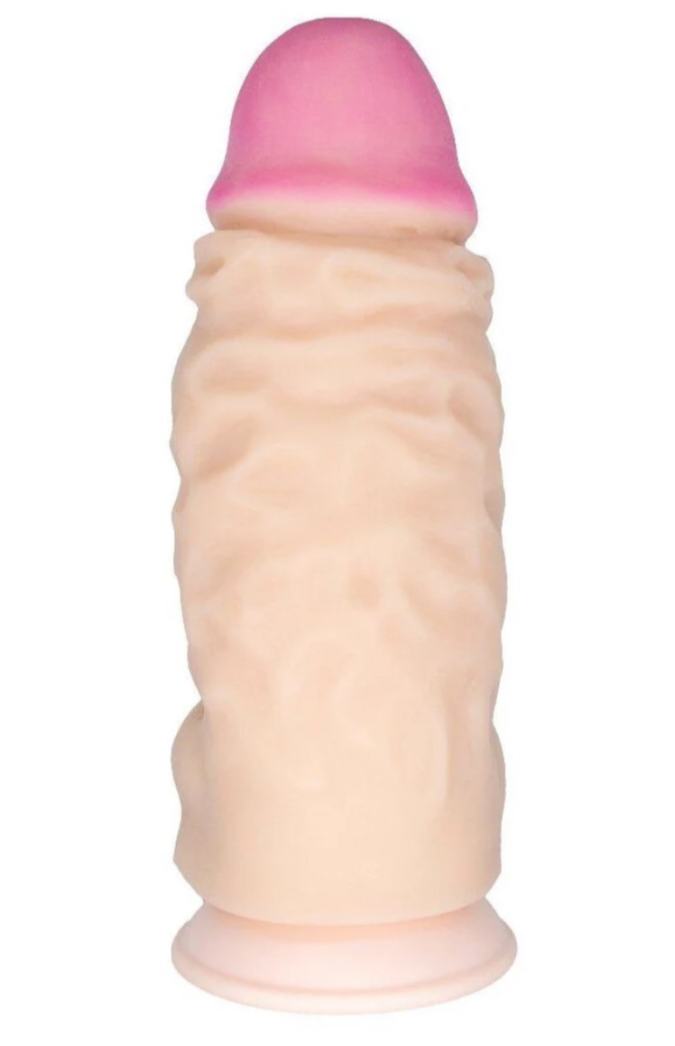 Dildo Gigant, Cyberskin, Natural, 33.5 cm, Nr. 3, Erotic24.ro