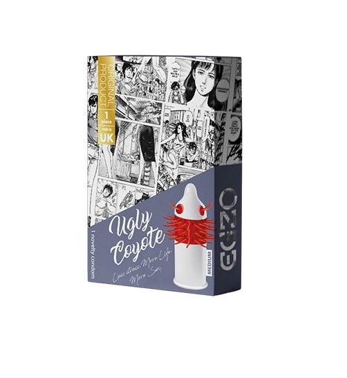 1 Prezervativ Latex Ugly Coyote Medium Material, #2, Erotic24.ro