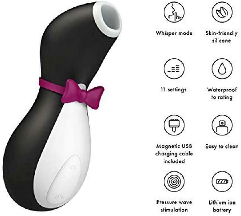 Stimulator Clitoris Air Pulse Penguin Satisfyer, Nr. 2, Erotic24.ro