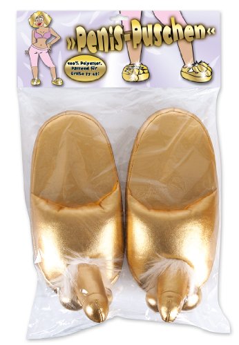 Papuci Haiosi Aurii Forma Penis, #2, Erotic24.ro