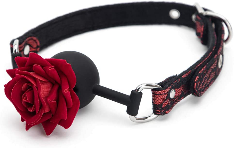 Calus cu Bila Silicon Trandafir Rosu Mokko Toys, #3, Erotic24.ro