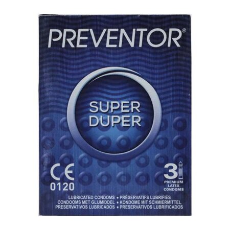 3 Prezervative Texturate Preventor Super in SexShop KUR Romania