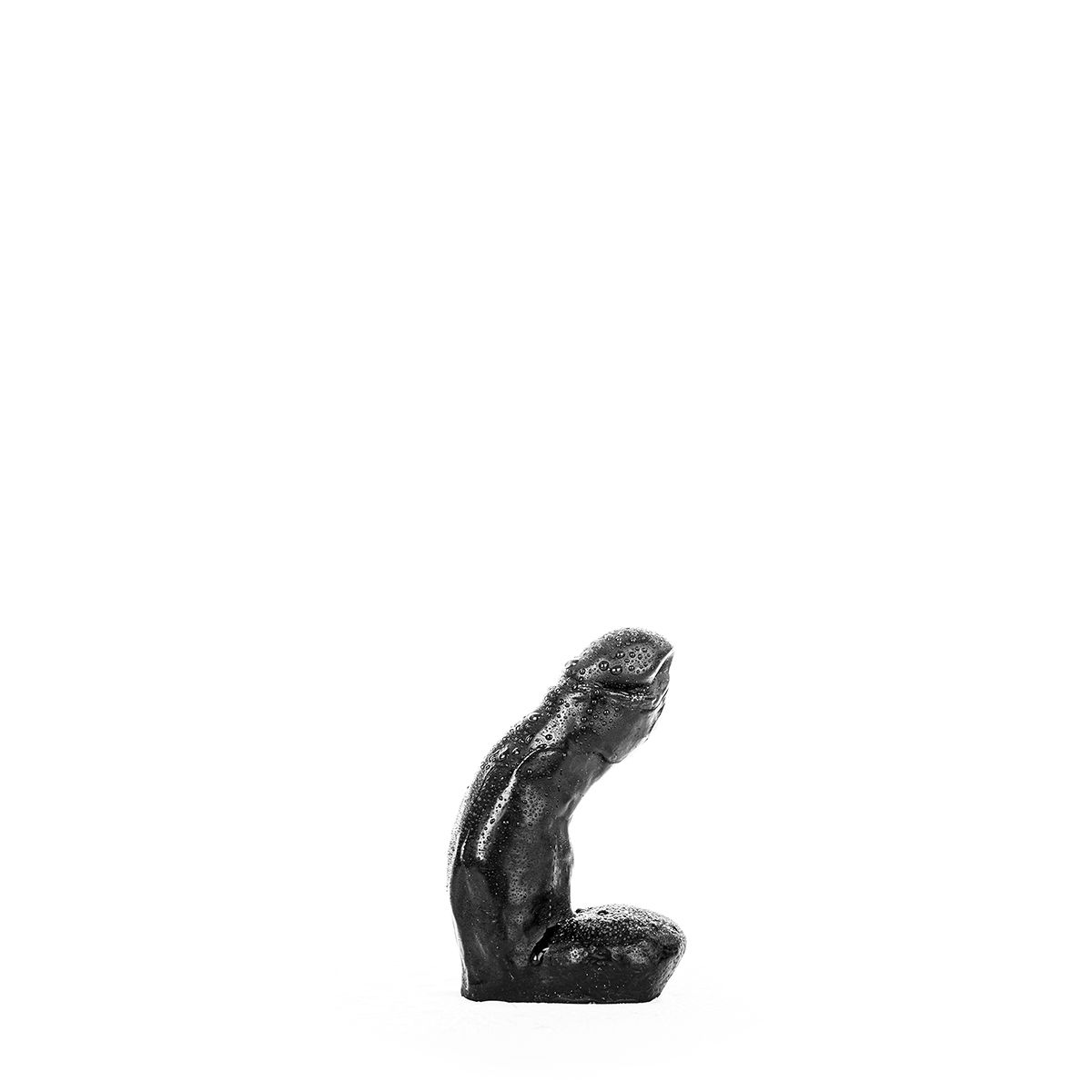 Dildo Realist All Black Curved Negru 17 cm, Nr. 4, Erotic24.ro