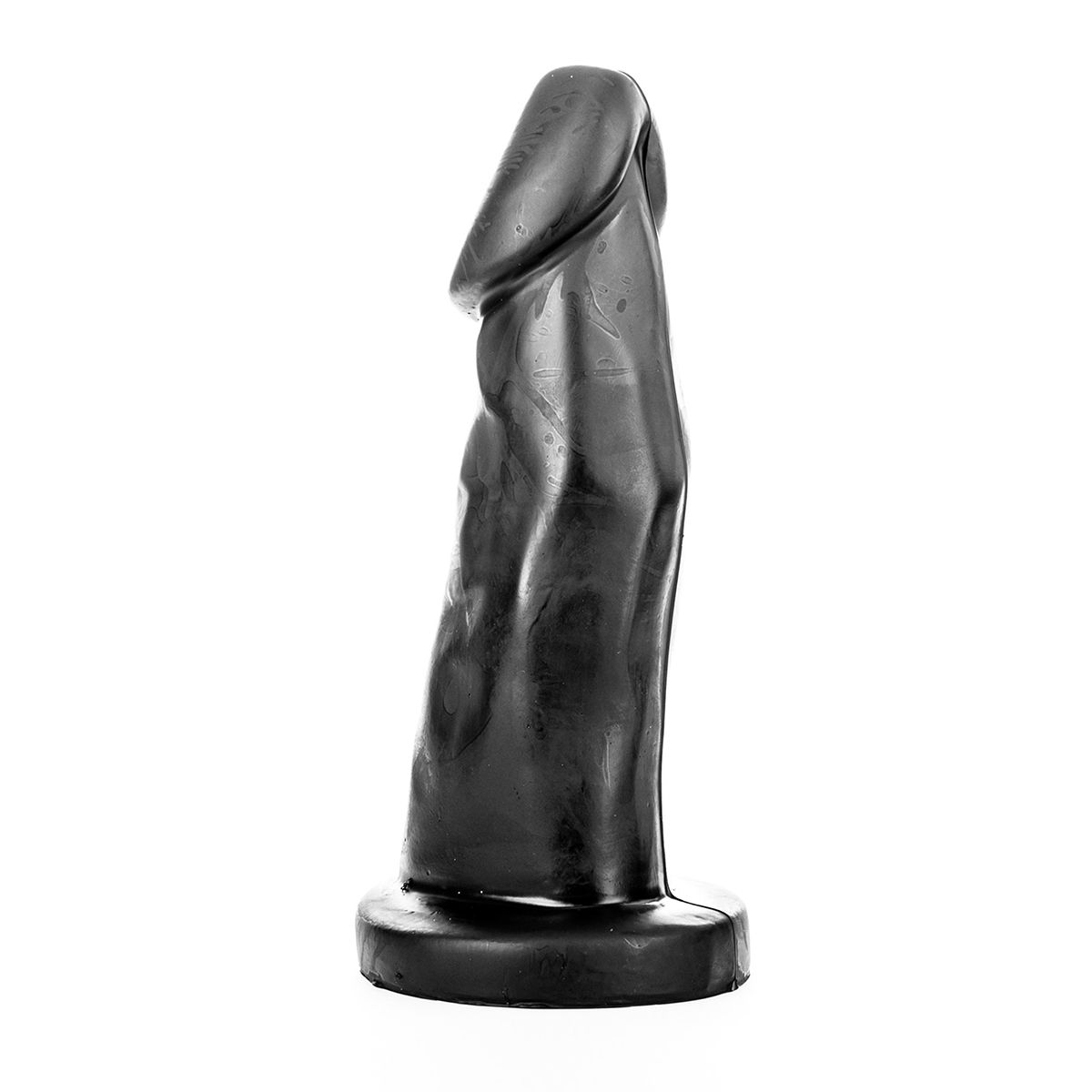 Dildo All Black PVC Negru 28 cm