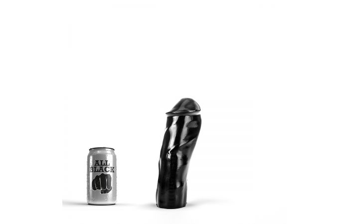 Dildo Realist All Black PVC 20 cm, #3, Erotic24.ro