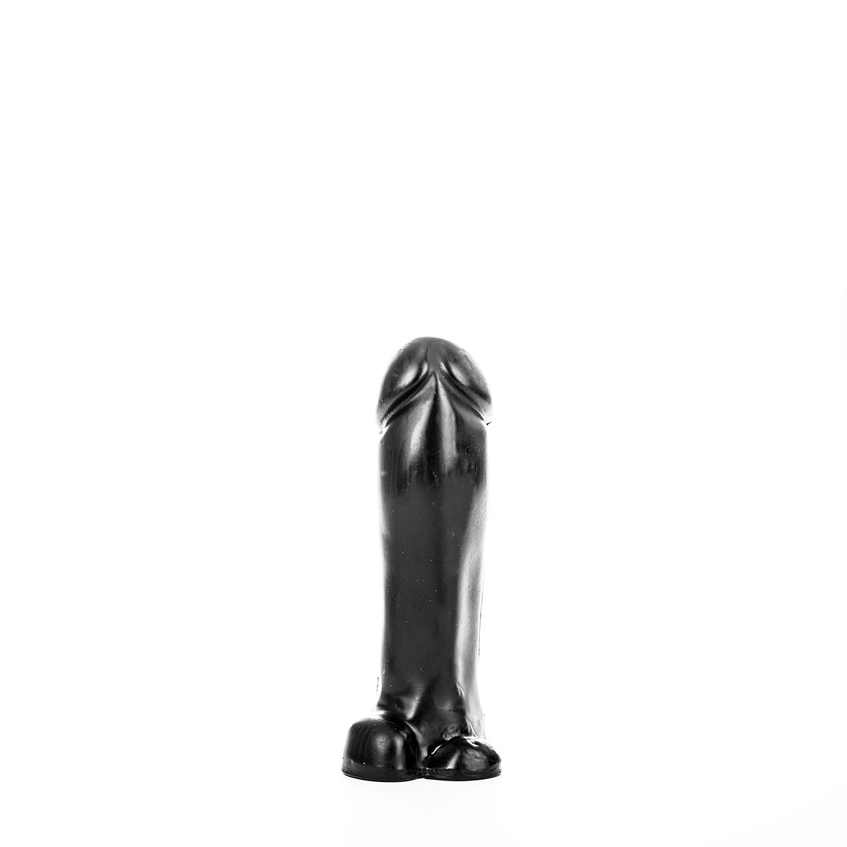 Dildo All Black PVC Negru 23 cm, Nr. 5, Erotic24.ro
