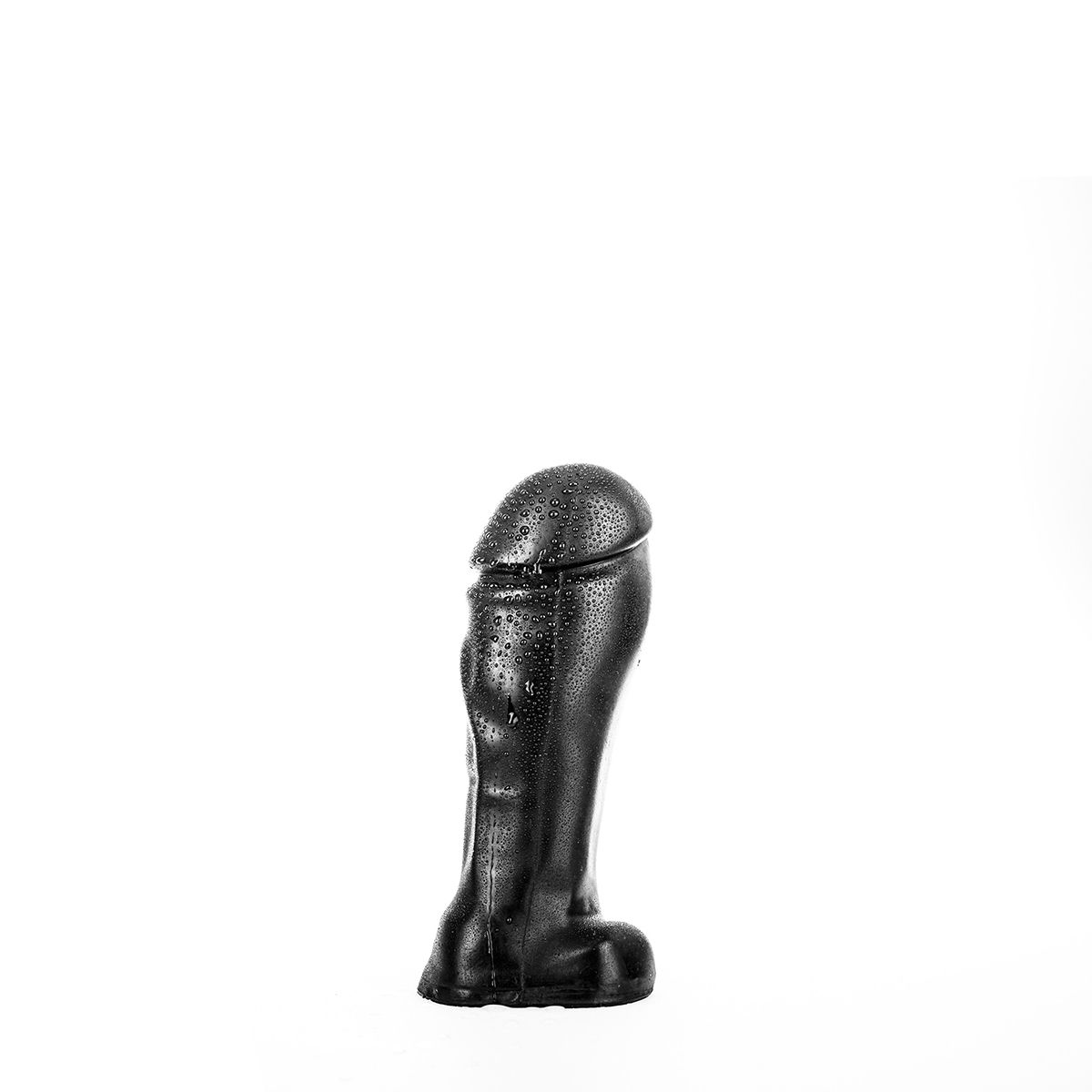Dildo All Black PVC Negru 23 cm, Nr. 3, Erotic24.ro