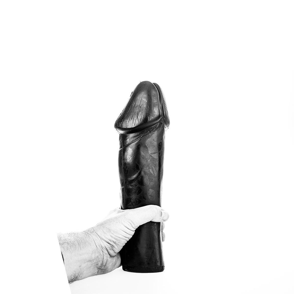 Dildo All Black PVC 28 cm, #2, Erotic24.ro