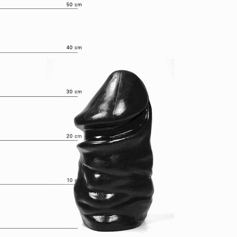 Dildo Realist All Black PVC 33 cm, Nr. 6, Erotic24.ro