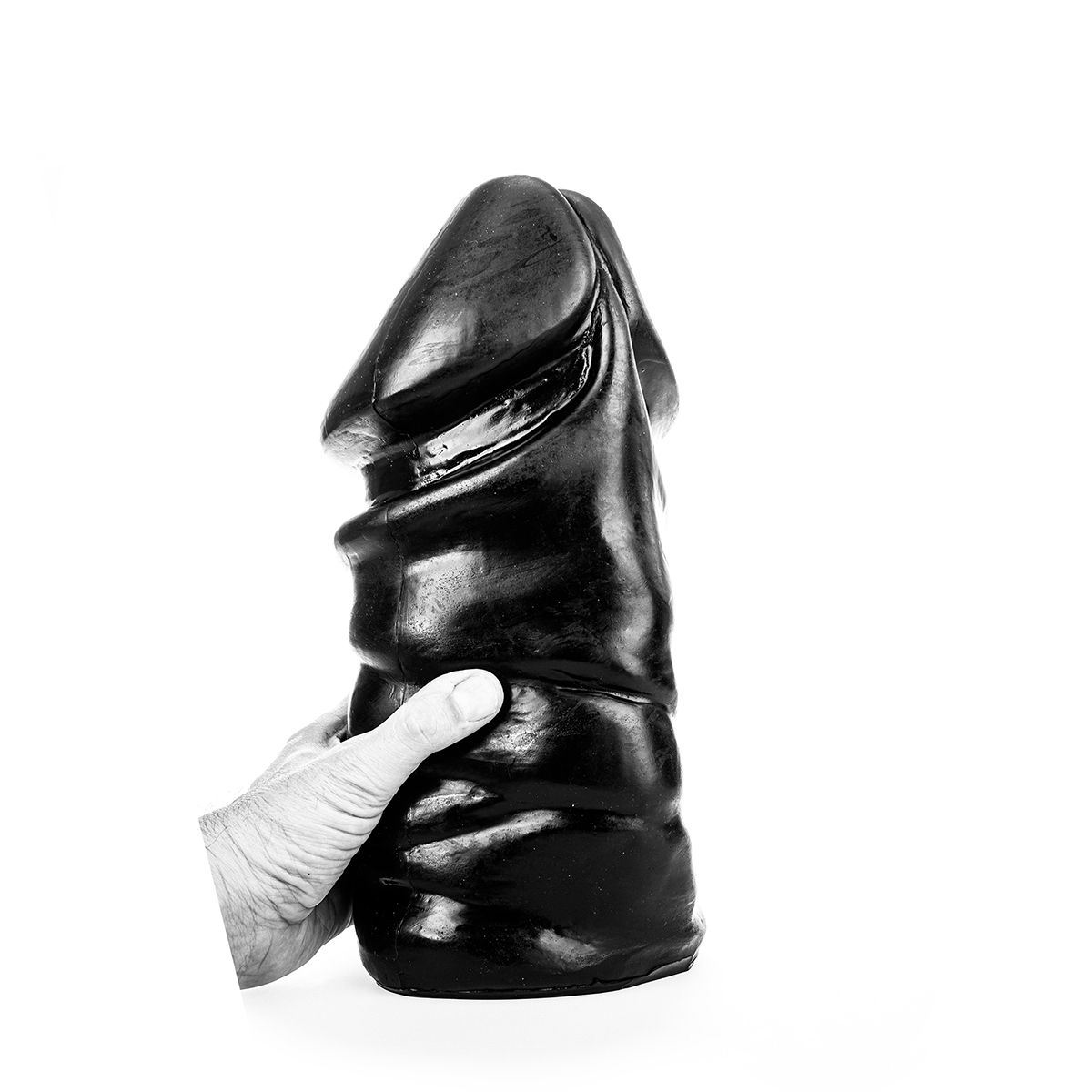 Dildo Realist All Black PVC 33 cm, Nr. 4, Erotic24.ro