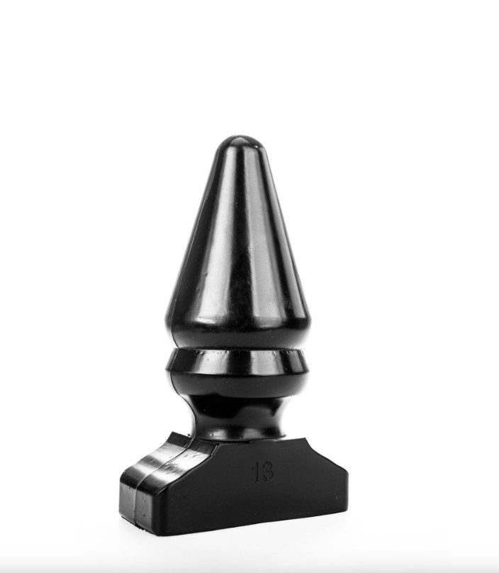 Dop Anal All Black PVC 30 cm, #3, Erotic24.ro