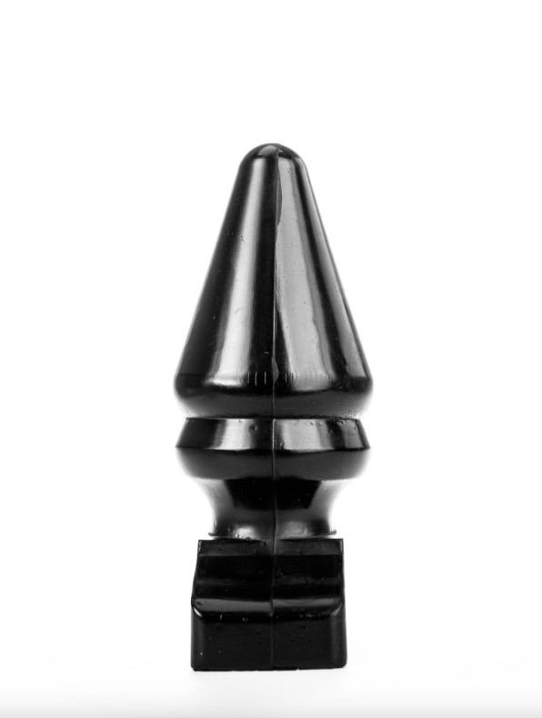 Dop Anal All Black PVC 30 cm, #4, Erotic24.ro
