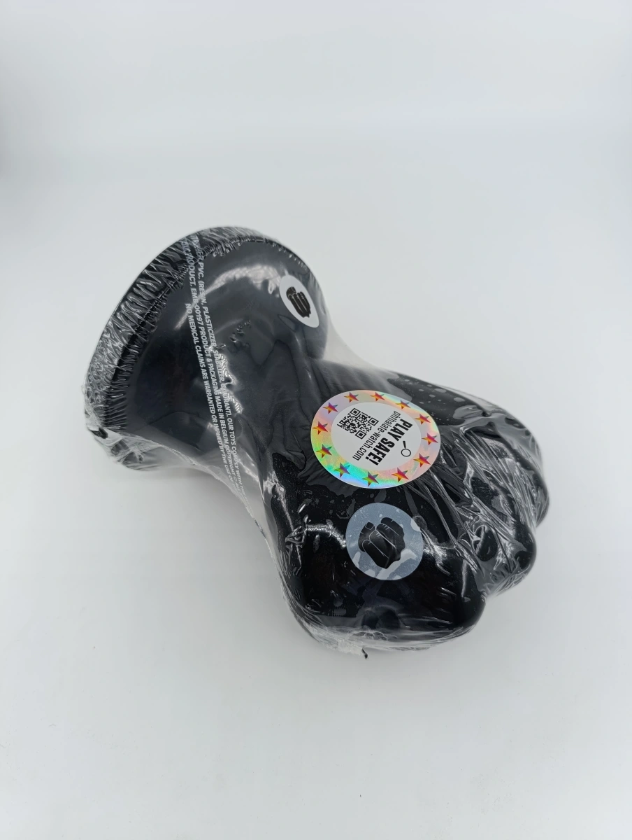 Dildo Anal Fist, PVC, Negru, 16.5 cm, #2, Erotic24.ro