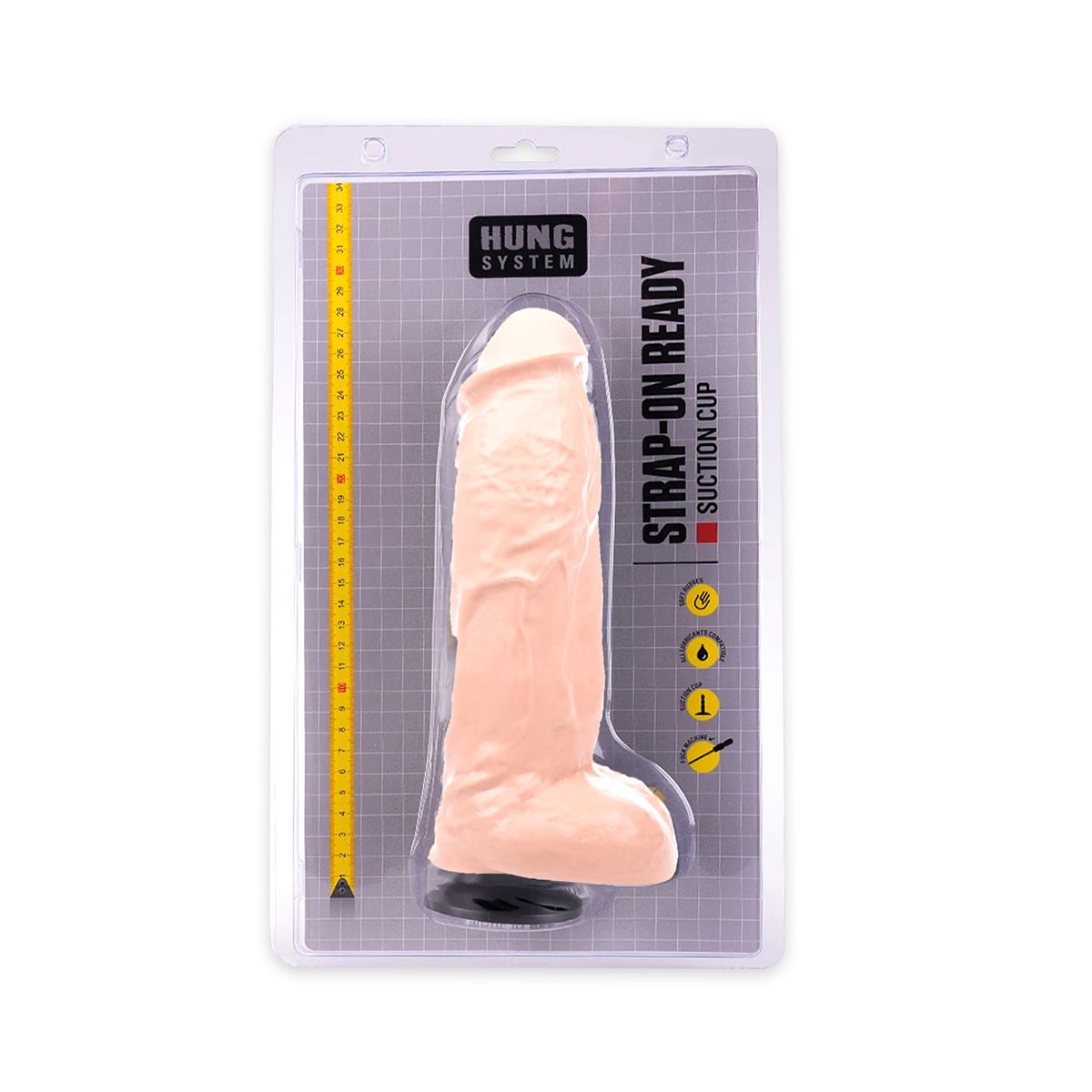 Dildo Realist Hung System Zac Large Natural 27 cm, #5, Erotic24.ro