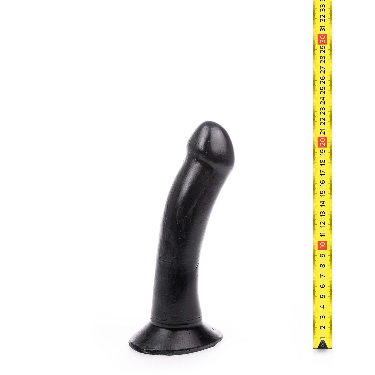 Dildo Bugzy Hung System PVC Negru 22 cm, #4, Erotic24.ro