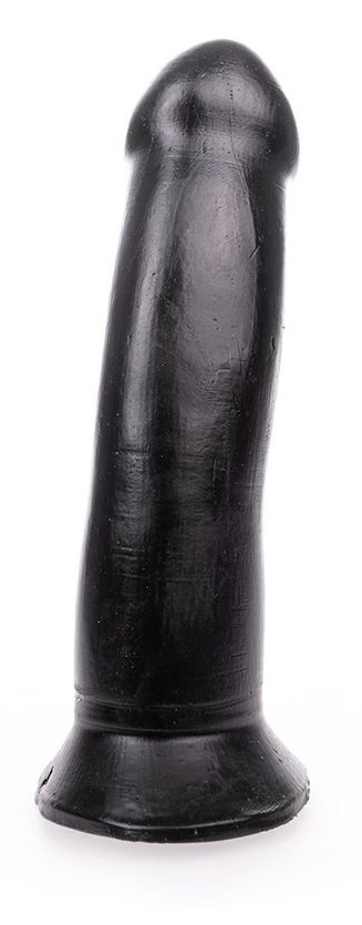 Dildo Bugzy Hung System PVC Negru 22 cm, #3, Erotic24.ro