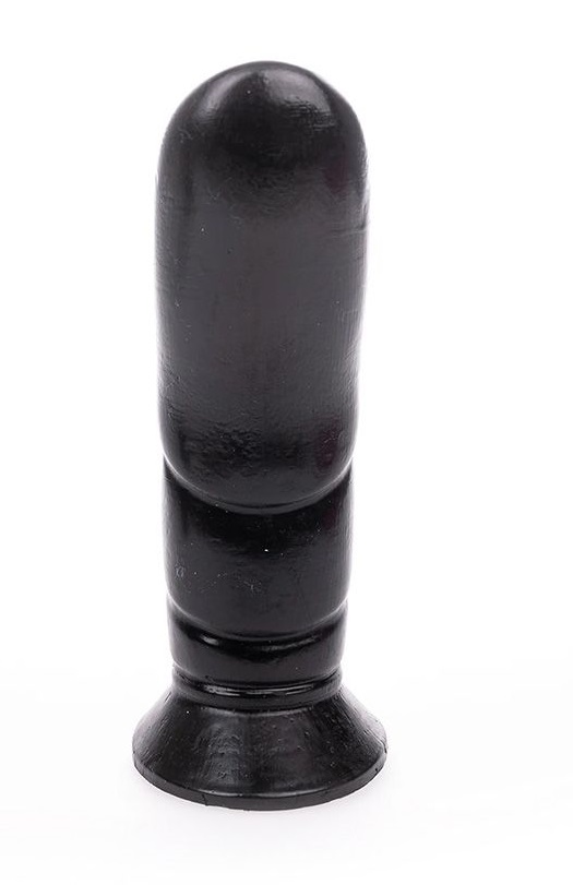 Dildo Oscar Hung System PVC Negru 21 cm, Nr. 2, Erotic24.ro