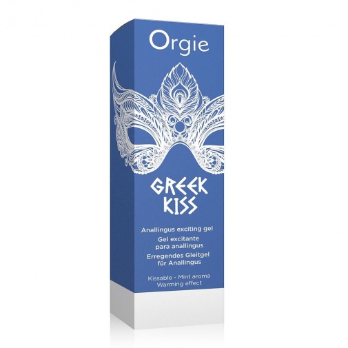 Gel Anal Stimulator cu Efect de Incalzire Greek Kiss, Aroma Menta, 50 ml, Nr. 3, Erotic24.ro