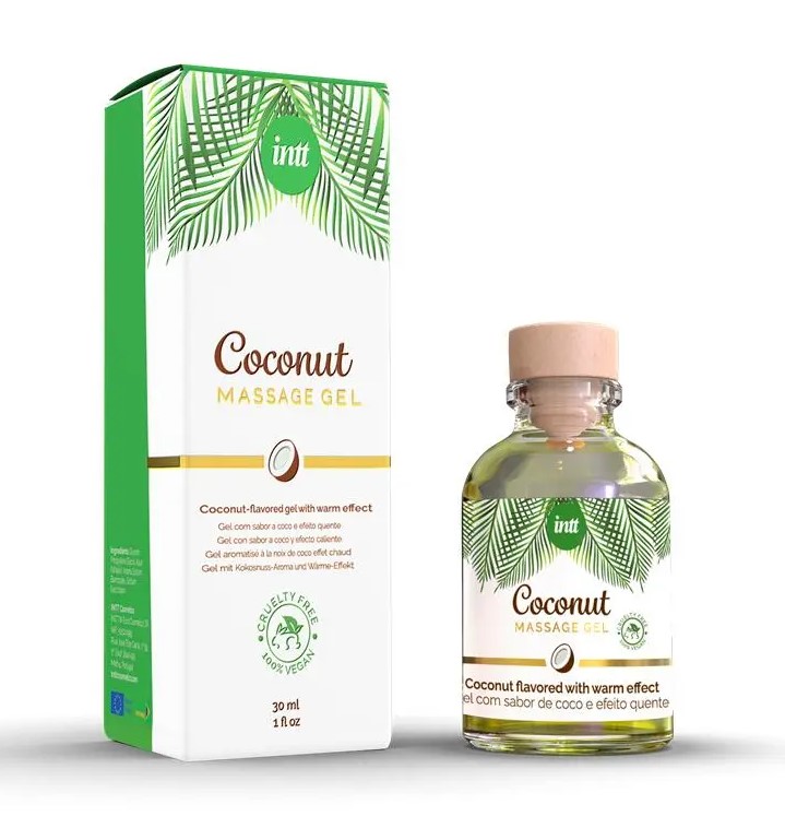 Gel de Masaj cu Efect de Incalzire Aroma Cocos 30 ml, #2, Erotic24.ro
