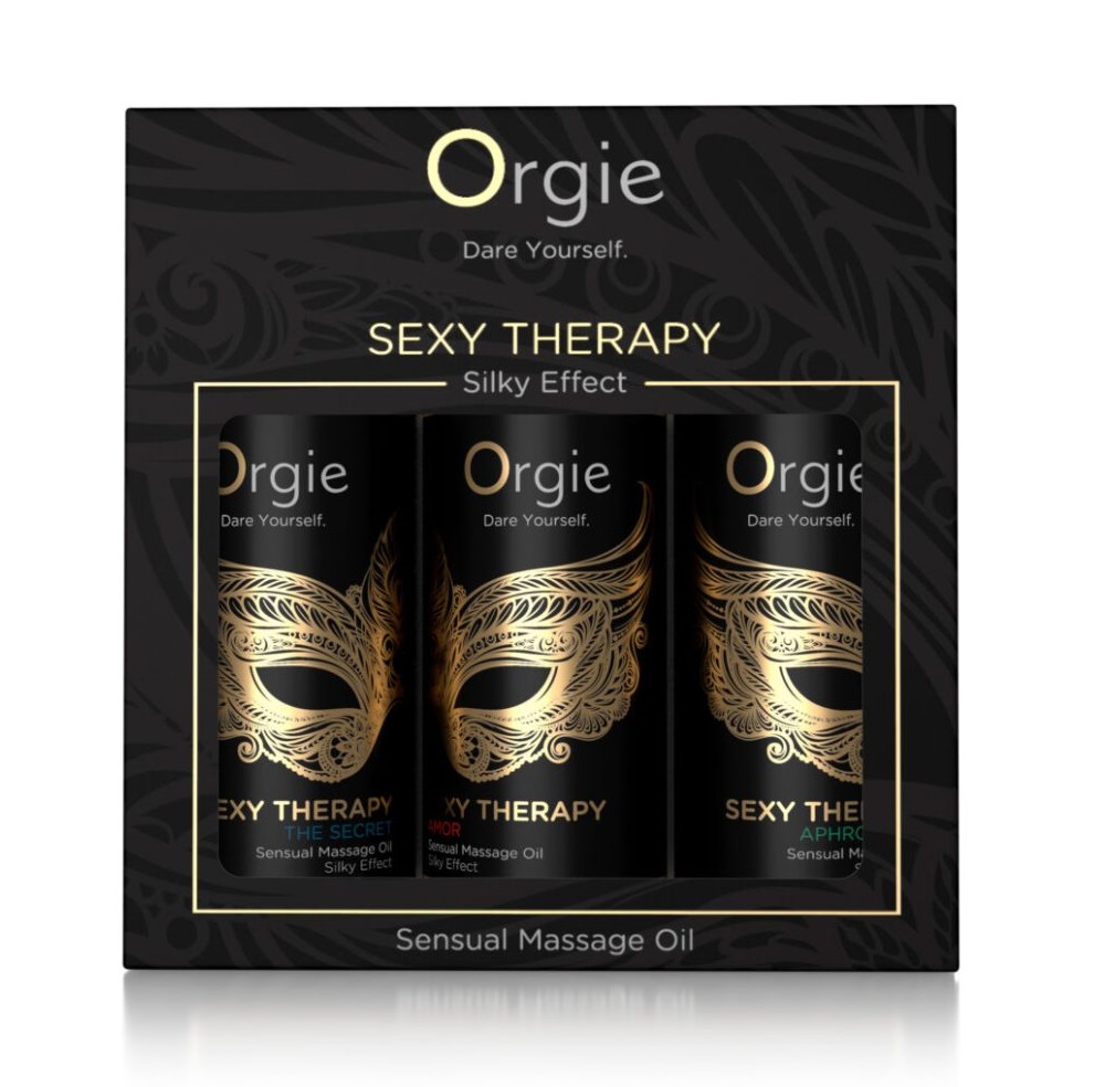 Set 3 Uleiuri de Masaj Orgie Sexy Therapy Silky Effect, 3x30 ml