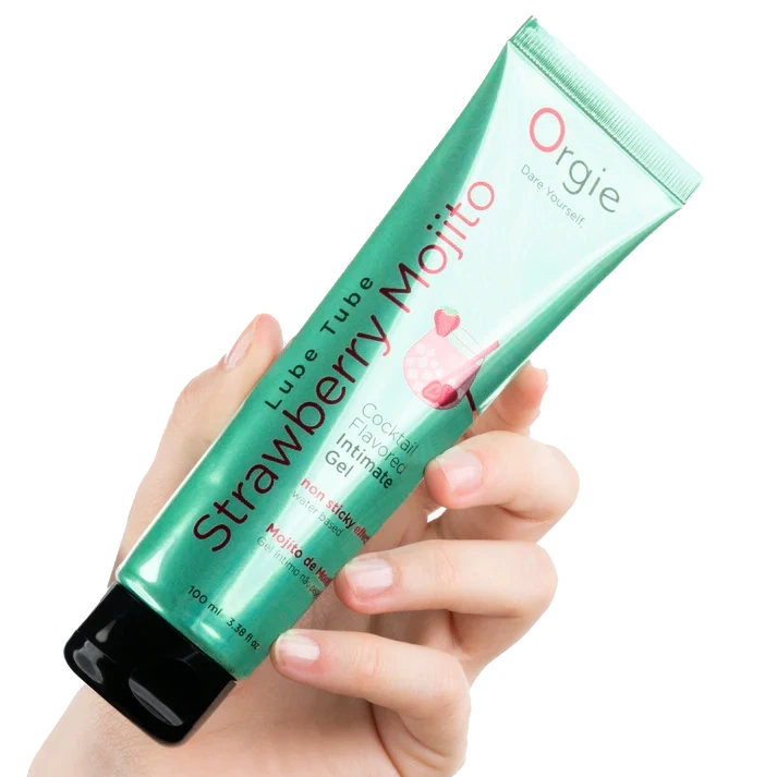 Gel Intim Lube Tube Cocktail Strawberry Mojito, 100 ml, #4, Erotic24.ro