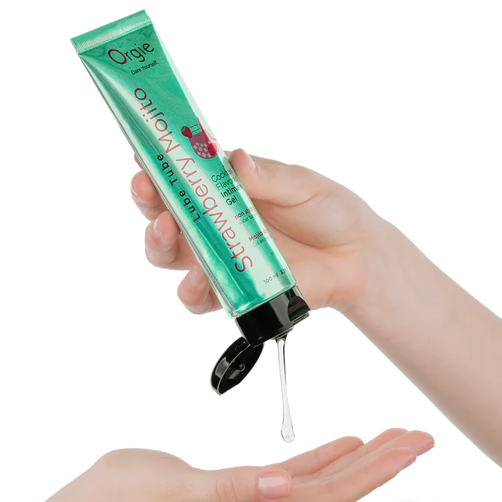 Gel Intim Lube Tube Cocktail Strawberry Mojito, 100 ml, #3, Erotic24.ro