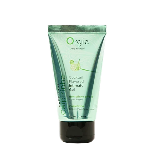 Gel Intim Kissable pe Baza de Apa Lube Tube Cocktail Caipirinha, 50 ml, #1, Erotic24.ro