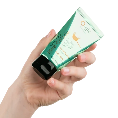 Gel Intim Kissable pe Baza de Apa Lube Tube Cocktail Pina Colada, 50 ml, #3, Erotic24.ro