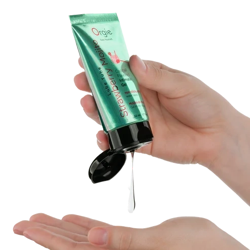 Gel Intim Kissable pe Baza de Apa Lube Tube Cocktail Strawberry Mojito, 50 ml, #4, Erotic24.ro