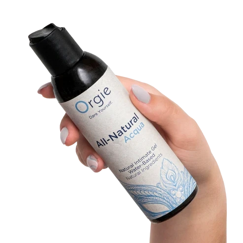 Gel Intim Natural pe Baza de Apa All-Natural Acqua, 150 ml, #3, Erotic24.ro