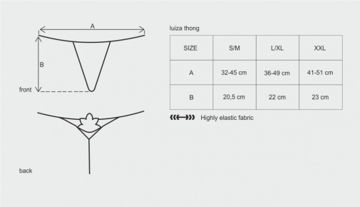 Bikini Luiza Alb L/XL, #4, Erotic24.ro