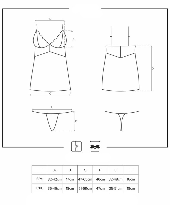 Rochie de Noapte Si Bikini Tanga Sonya S/M, #3, Erotic24.ro