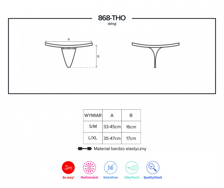 Bikini Iris Negru L/XL, #5, Erotic24.ro